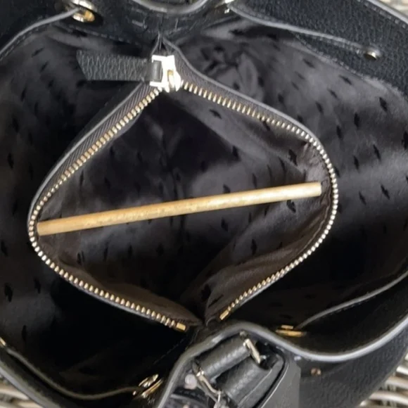 Kate Spade Black and White Tweed Shoulder Bag - Picture 5 of 6